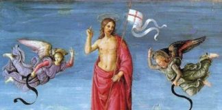 Raffaello: Krisztus feltámadása (részlet)