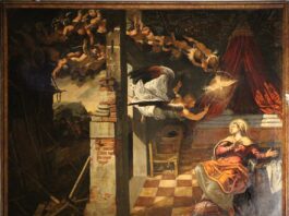 Jacopo Tintoretto: Az angyali üdvözlet