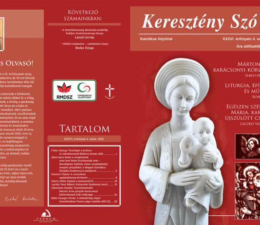 Megjelent a Keresztény Szó karácsonyi száma