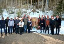 Emlékművet avattak Asiagóban Zemplén Győző tiszteletére