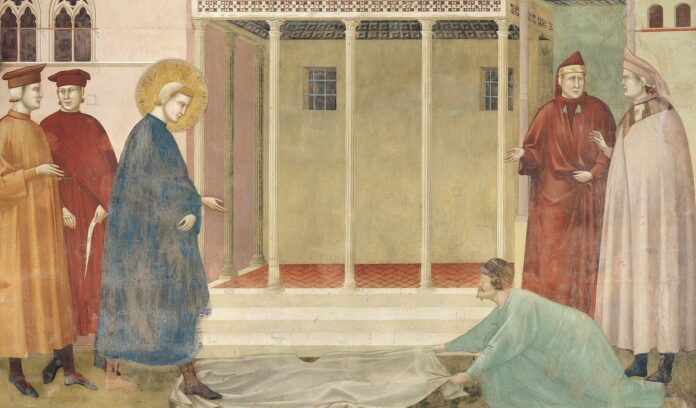 Szent Ferenc élete freskósorozat 1