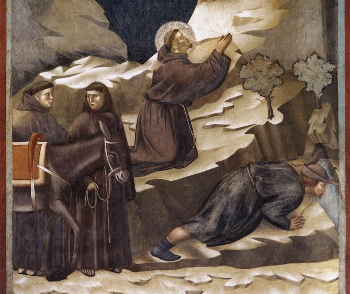 Giotto di Bondone: Szent Ferenc élete freskósorozat 14.