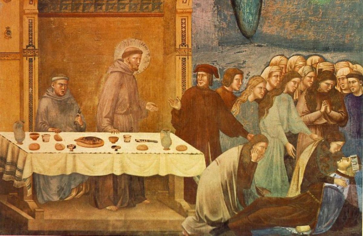 Giotto di Bondone: Szent Ferenc élete freskósorozat 15.