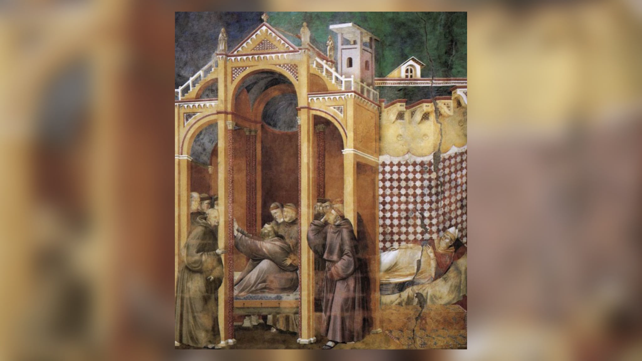 Giotto di Bondone: Szent Ferenc élete freskósorozat 24.